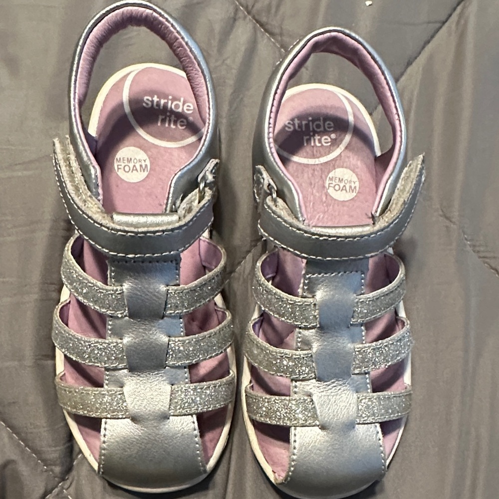 Stride Rite Kids Metallic Sandals